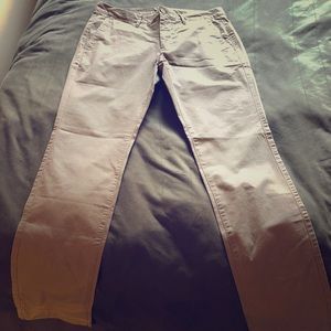 Bonobos grey tailored summer weight chinos 32 x 32